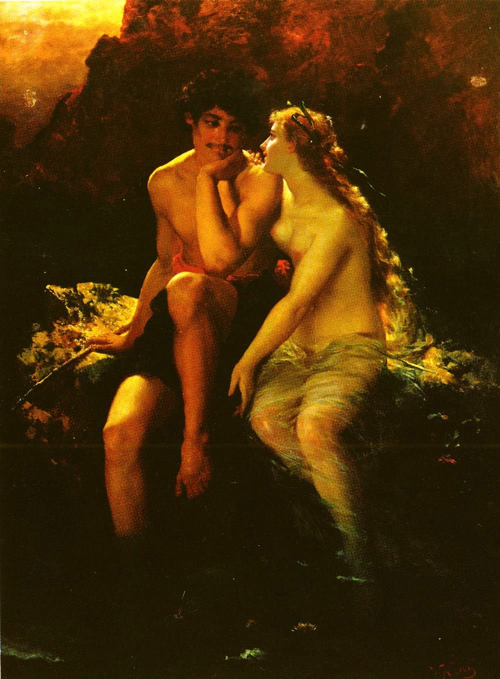 Romantic Idyll by Wilhelm Kray